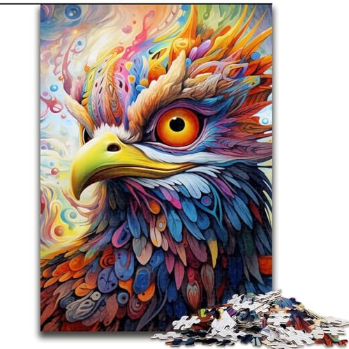 Puzzle 1000 Teile für Erwachsene, Tieradler-Puzzle, Familie und Freunde, geeignet für Kinder ab 14 Jahren (Größe: 26x38cm) von LGSHENG