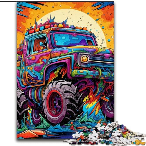 Puzzle 1000 Teile für Erwachsene, Traktor-Puzzle, pädagogisches Denkspiel, künstlerische Heim- und Bürodekoration, ab 14 Jahren (Größe: 26x38cm) von LGSHENG