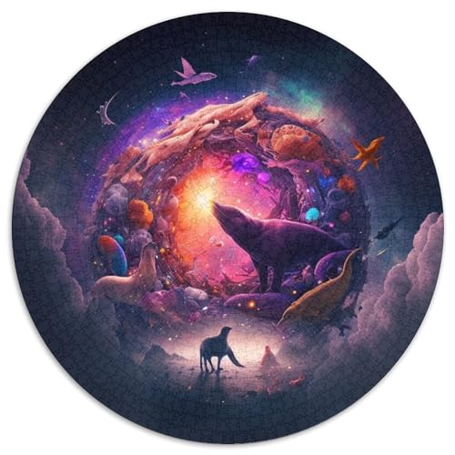 Puzzle 1000 Teile für Erwachsene, Weltraumtiere, Denksportspiel, interaktives Familienspiel, geeignet für Kinder ab 14 Jahren, 67,5 x 67,5 cm Puzzle 1000 Teile für Erwachsene, Weltraumtiere, Denksportspiel, interaktives Familienspiel, geeignet für Kinder ab 14 Jahren, 67,5 x 67,5 cm von LGSHENG