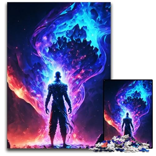 Puzzle 1000 Teile für Erwachsene, farbenfrohes, magisches Holzpuzzle, ideales DIY-Dekor und Denksportgeschenk, 26x38cm Puzzle 1000 Teile für Erwachsene, farbenfrohes, magisches Holzpuzzle, ideales DIY-Dekor und Denksportgeschenk, 26x38cm von LGSHENG
