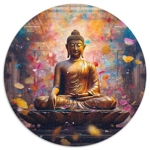Puzzle 1000 Teile für Erwachsene, farbenfrohes Kunst-Buddha-Puzzle, 1000 Teile, Heimdekoration und Urlaubsspaß, 67,5 x 67,5 cm Puzzle 1000 Teile für Erwachsene, farbenfrohes Kunst-Buddha-Puzzle, 1000 Teile, Heimdekoration und Urlaubsspaß, 67,5 x 67,5 cm von LGSHENG
