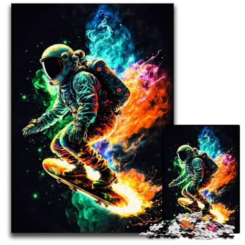 Puzzle 1000 Teile für Erwachsene „Astro on Fire“, unmögliches Puzzle für Erwachsene, Heimdekorationsgeschenk, Denksportspiel, 26x38cm von LGSHENG