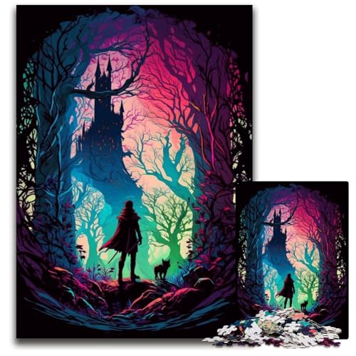 Puzzle 1000 Teile für Erwachsene „Das verlorene Schloss“ Holzpuzzle, Denkspiel für Teenager und Familieninteraktion, 50x75cm Puzzle 1000 Teile für Erwachsene „Das verlorene Schloss“ Holzpuzzle, Denkspiel für Teenager und Familieninteraktion, 50x75cm von LGSHENG