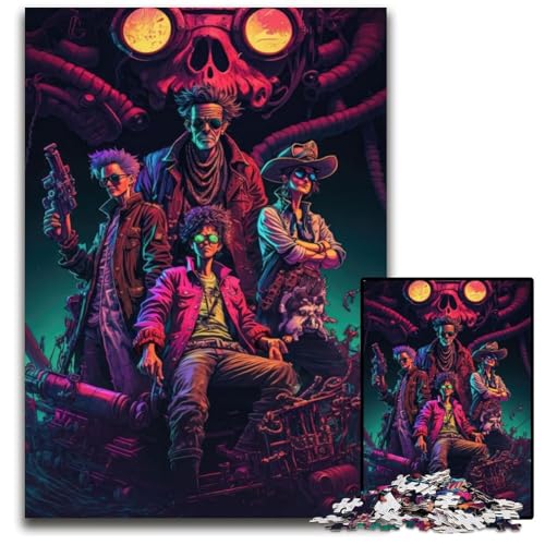 Puzzle 1000 Teile für Erwachsene „The Killer Family“ Holzpuzzle, Denkspiel für Teenager und Familieninteraktion, 50x75cm Puzzle 1000 Teile für Erwachsene „The Killer Family“ Holzpuzzle, Denkspiel für Teenager und Familieninteraktion, 50x75cm von LGSHENG