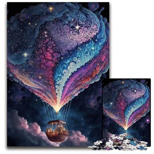 Puzzle 1000 Teile für Erwachsene Ballon im Weltraum Puzzle-Denkspiel aus Pappe, interaktives Familienspiel, geeignet für Kinder ab 14 Jahren, 26x38cm Puzzle 1000 Teile für Erwachsene Ballon im Weltraum Puzzle-Denkspiel aus Pappe, interaktives Familienspiel, geeignet für Kinder ab 14 Jahren, 26x38cm von LGSHENG