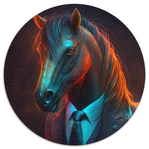 Puzzle 1000 Teile für Erwachsene Boss Horse Puzzles Denkspiel, Interaktives Familienspiel, Geeignet für Kinder ab 14 Jahren, 67,5 x 67,5 cm Puzzle 1000 Teile für Erwachsene Boss Horse Puzzles Denkspiel, Interaktives Familienspiel, Geeignet für Kinder ab 14 Jahren, 67,5 x 67,5 cm von LGSHENG