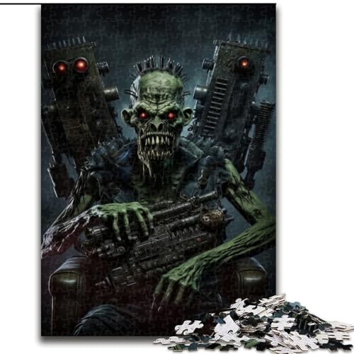 Puzzle 1000 Teile für Erwachsene Dead Army Zombie Soldier Puzzle Spiel für Erwachsene Geschenk Familieninteraktives Spiel Brain Challenge Geschenk (Größe: 50x75cm) von LGSHENG