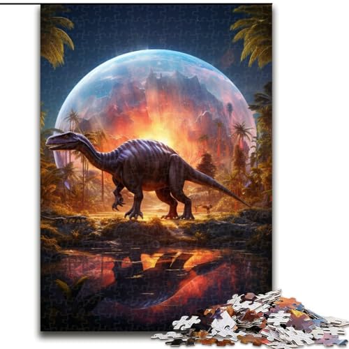 Puzzle 1000 Teile für Erwachsene Dinosaurierwelt Puzzle für Jugendliche Familien-Lernspiele Heimdekoration Geschenk (Größe: 50x75cm) von LGSHENG