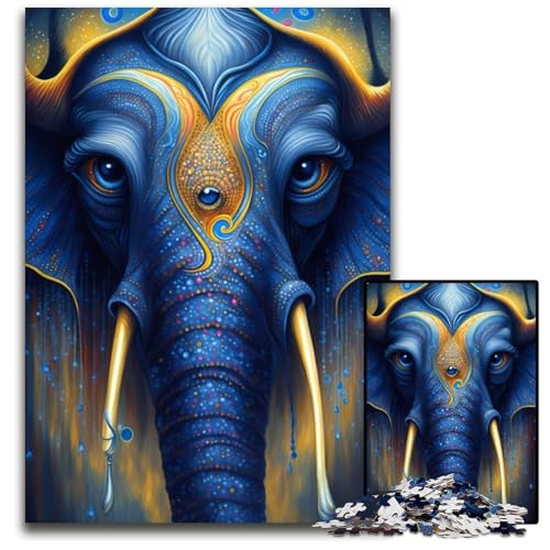 Puzzle 1000 Teile für Erwachsene Elefantenzauberei Holzpuzzle Denkspiel für Teenager und Familieninteraktion 26X38CM/10.23x14.96inch Puzzle 1000 Teile für Erwachsene Elefantenzauberei Holzpuzzle Denkspiel für Teenager und Familieninteraktion 26X38CM/10.23x14.96inch von LGSHENG
