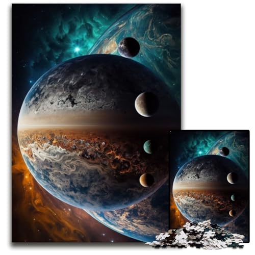 Puzzle 1000 Teile für Erwachsene Exoplanet Wolf Puzzles für Erwachsene Spielgeschenk für Erwachsene Interaktives Familienspiel Gehirnherausforderungsgeschenk 26X38CM/10.23x14.96inch Puzzle 1000 Teile für Erwachsene Exoplanet Wolf Puzzles für Erwachsene Spielgeschenk für Erwachsene Interaktives Familienspiel Gehirnherausforderungsgeschenk 26X38CM/10.23x14.96inch von LGSHENG