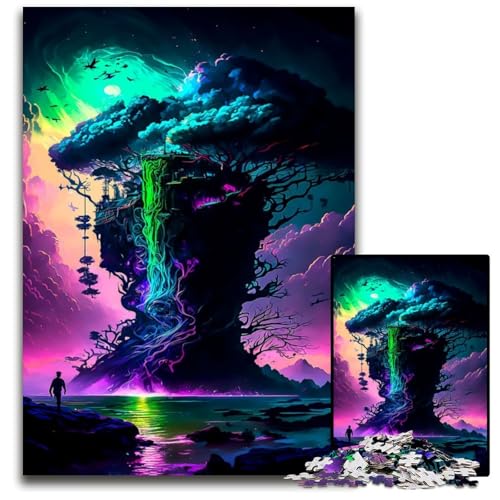Puzzle 1000 Teile für Erwachsene Fantasielandschaftspuzzles für Erwachsene Spaß bei Heimaktivitäten, Geburtstagsgeschenk, Reisegeschenke 50x75CM/19.68x29.52inch Puzzle 1000 Teile für Erwachsene Fantasielandschaftspuzzles für Erwachsene Spaß bei Heimaktivitäten, Geburtstagsgeschenk, Reisegeschenke 50x75CM/19.68x29.52inch von LGSHENG