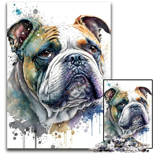Puzzle 1000 Teile für Erwachsene Französische Bulldogge Holzpuzzle Denkspiel für Teenager und Familieninteraktion 50x75CM/19.68x29.52inch Puzzle 1000 Teile für Erwachsene Französische Bulldogge Holzpuzzle Denkspiel für Teenager und Familieninteraktion 50x75CM/19.68x29.52inch von LGSHENG