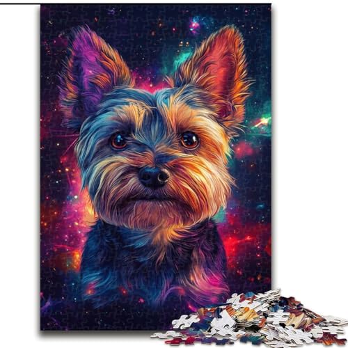 Puzzle 1000 Teile für Erwachsene Galaxy Dog Puzzle Spiel für Erwachsene Geschenk Familieninteraktives Spiel Gehirnherausforderung Geschenk (Größe: 50x75cm) von LGSHENG