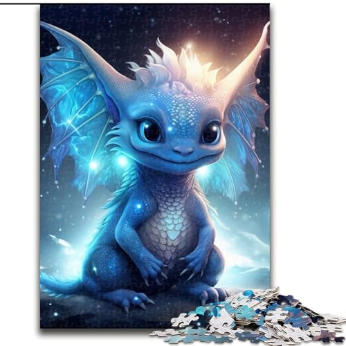Puzzle 1000 Teile für Erwachsene Galaxy Dragon Baby Puzzle für Teenager Familien-Lernspiele Heimdekoration Geschenk (Größe: 26x38cm) von LGSHENG