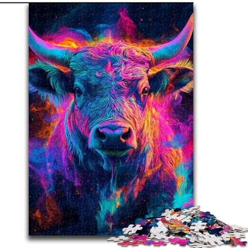 Puzzle 1000 Teile für Erwachsene Galaxy Yak Puzzle Spiel für Erwachsene Geschenk Familieninteraktives Spiel Gehirnherausforderung Geschenk (Größe: 50x75cm) von LGSHENG