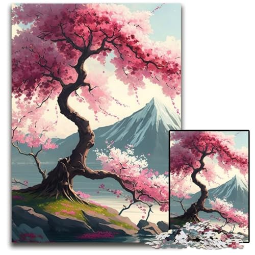 Puzzle 1000 Teile für Erwachsene Japanische Kirschblüten Holzpuzzle Denkspiel, Interaktives Familienspiel, Geeignet für Kinder ab 14 Jahren 26X38CM/10.23x14.96inch Puzzle 1000 Teile für Erwachsene Japanische Kirschblüten Holzpuzzle Denkspiel, Interaktives Familienspiel, Geeignet für Kinder ab 14 Jahren 26X38CM/10.23x14.96inch von LGSHENG