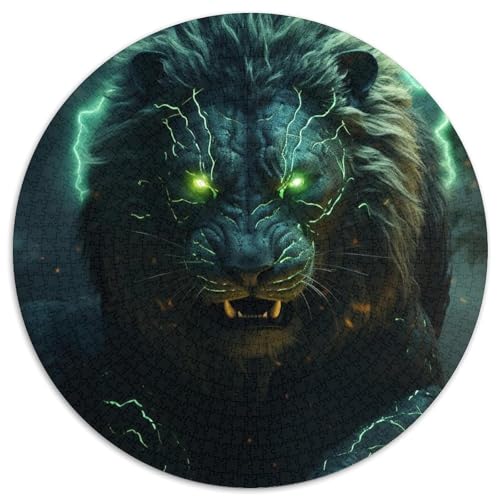 Puzzle 1000 Teile für Erwachsene Lightning Lions Puzzle Denkspiel, Interaktives Familienspiel, Geeignet für Kinder ab 14 Jahren, 67,5 x 67,5 cm Puzzle 1000 Teile für Erwachsene Lightning Lions Puzzle Denkspiel, Interaktives Familienspiel, Geeignet für Kinder ab 14 Jahren, 67,5 x 67,5 cm von LGSHENG