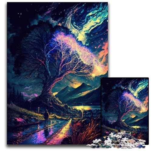 Puzzle 1000 Teile für Erwachsene Magische Landschaft Holzpuzzle Denkspiel für Teenager und Familieninteraktion 50x75CM/19.68x29.52inch Puzzle 1000 Teile für Erwachsene Magische Landschaft Holzpuzzle Denkspiel für Teenager und Familieninteraktion 50x75CM/19.68x29.52inch von LGSHENG