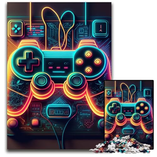 Puzzle 1000 Teile für Erwachsene Neon-Spiel Holzpuzzle Denksportaufgabe, Interaktives Familienspiel, Geeignet für Kinder ab 14 Jahren 50x75CM/19.68x29.52inch Puzzle 1000 Teile für Erwachsene Neon-Spiel Holzpuzzle Denksportaufgabe, Interaktives Familienspiel, Geeignet für Kinder ab 14 Jahren 50x75CM/19.68x29.52inch von LGSHENG