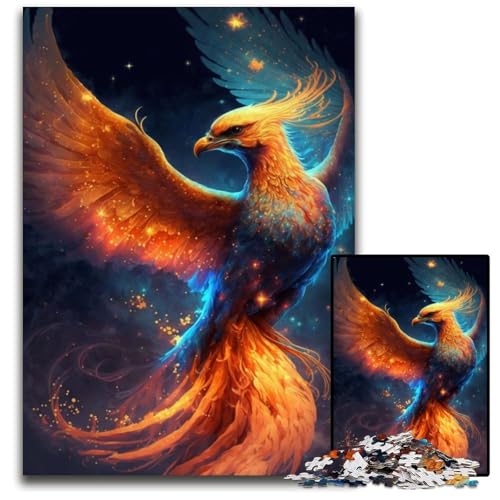 Puzzle 1000 Teile für Erwachsene Phoenix Bird Holzpuzzle Denkspiel, Interaktives Familienspiel, Geeignet für Kinder ab 14 Jahren 50x75CM/19.68x29.52inch Puzzle 1000 Teile für Erwachsene Phoenix Bird Holzpuzzle Denkspiel, Interaktives Familienspiel, Geeignet für Kinder ab 14 Jahren 50x75CM/19.68x29.52inch von LGSHENG