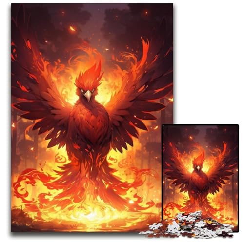 Puzzle 1000 Teile für Erwachsene Phoenix Holzpuzzle Denkspiel, Interaktives Familienspiel, Geeignet für Kinder ab 14 Jahren 26X38CM/10.23x14.96inch Puzzle 1000 Teile für Erwachsene Phoenix Holzpuzzle Denkspiel, Interaktives Familienspiel, Geeignet für Kinder ab 14 Jahren 26X38CM/10.23x14.96inch von LGSHENG