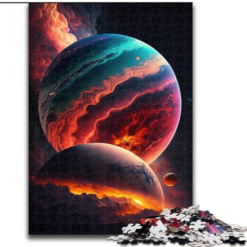 Puzzle 1000 Teile für Erwachsene Planet Gas Giant Puzzle Teenager, Paare und Freunde zum Geburtstag, Weihnachten (Größe: 26x38cm) von LGSHENG