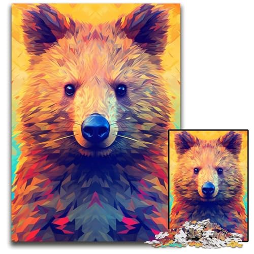 Puzzle 1000 Teile für Erwachsene Quokka Farbiges Karton-Puzzle Denkspiel für Teenager und Familieninteraktion 26x38cm Puzzle 1000 Teile für Erwachsene Quokka Farbiges Karton-Puzzle Denkspiel für Teenager und Familieninteraktion 26x38cm von LGSHENG