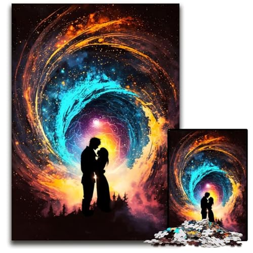 Puzzle 1000 Teile für Erwachsene Romance of The Galaxy Holzpuzzle Denkspiel, Interaktives Familienspiel, Geeignet für Kinder ab 14 Jahren 26X38CM/10.23x14.96inch Puzzle 1000 Teile für Erwachsene Romance of The Galaxy Holzpuzzle Denkspiel, Interaktives Familienspiel, Geeignet für Kinder ab 14 Jahren 26X38CM/10.23x14.96inch von LGSHENG