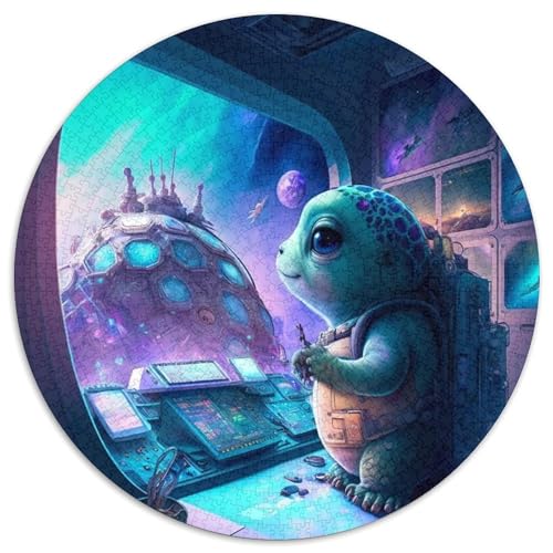 Puzzle 1000 Teile für Erwachsene Schildkröte Marineblau Runde Puzzles Familieninteraktion & Gehirn-Herausforderung, Familienaktivitäts-Herausforderung 67,5 x 67,5 cm Puzzle 1000 Teile für Erwachsene Schildkröte Marineblau Runde Puzzles Familieninteraktion & Gehirn-Herausforderung, Familienaktivitäts-Herausforderung 67,5 x 67,5 cm von LGSHENG