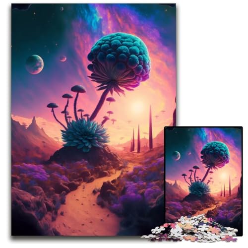 Puzzle 1000 Teile für Erwachsene Shroom Planet Papppuzzle Denkspiel für Teenager und Familieninteraktion 26x38cm Puzzle 1000 Teile für Erwachsene Shroom Planet Papppuzzle Denkspiel für Teenager und Familieninteraktion 26x38cm von LGSHENG