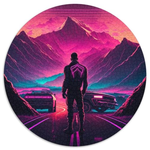 Puzzle 1000 Teile für Erwachsene Synthwave Puzzles Denkspiel, Interaktives Familienspiel, Geeignet für Kinder ab 14 Jahren, 67,5 x 67,5 cm Puzzle 1000 Teile für Erwachsene Synthwave Puzzles Denkspiel, Interaktives Familienspiel, Geeignet für Kinder ab 14 Jahren, 67,5 x 67,5 cm von LGSHENG