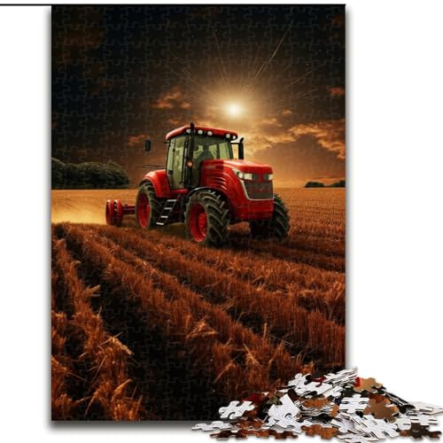 Puzzle 1000 Teile für Erwachsene Traktor-Anbaugeräte, Heimaktivität für Feiertage, Geburtstage und Familienspieleabende (Größe: 26x38cm) von LGSHENG
