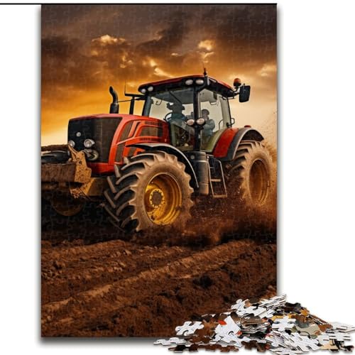 Puzzle 1000 Teile für Erwachsene Traktorgeräte Puzzle Pädagogisches Denkspiel, Künstlerische Heim- und Bürodekoration, Alter 14+ (Größe: 50x75cm) von LGSHENG
