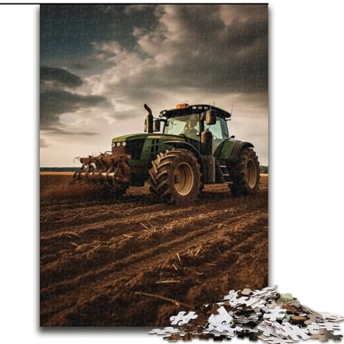 Puzzle 1000 Teile für Erwachsene Traktorgeräte Puzzle für Jugendliche Familien-Lernspiele Heimdekoration Geschenk (Größe: 50x75cm) von LGSHENG