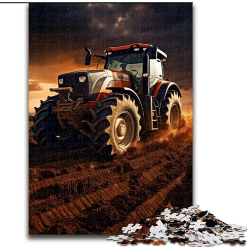 Puzzle 1000 Teile für Erwachsene Traktorgeräte Puzzle für Jugendliche Familien-Lernspiele Heimdekoration Geschenk (Größe: 50x75cm) von LGSHENG