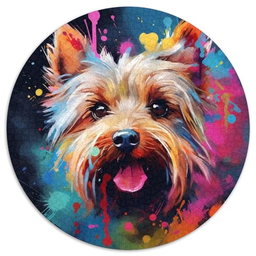 Puzzle 1000 Teile für Erwachsene Yorkshire Terrier Puzzle Denkspiel, Interaktives Familienspiel, Geeignet für Kinder ab 14 Jahren, 67,5 x 67,5 cm Puzzle 1000 Teile für Erwachsene Yorkshire Terrier Puzzle Denkspiel, Interaktives Familienspiel, Geeignet für Kinder ab 14 Jahren, 67,5 x 67,5 cm von LGSHENG