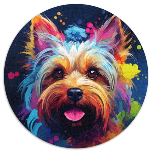 Puzzle 1000 Teile für Erwachsene Yorkshire Terrier Puzzle Denkspiel, Interaktives Familienspiel, Geeignet für Kinder ab 14 Jahren, 67,5 x 67,5 cm Puzzle 1000 Teile für Erwachsene Yorkshire Terrier Puzzle Denkspiel, Interaktives Familienspiel, Geeignet für Kinder ab 14 Jahren, 67,5 x 67,5 cm von LGSHENG