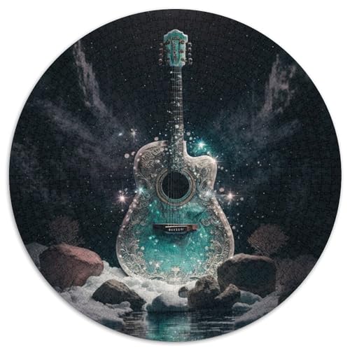 Puzzle für 1000 Teile, Diamantgitarre, anspruchsvolle Puzzles, ideal für Verliebte, perfektes Weihnachts-, Neujahrs- und Valentinstagsgeschenk, 67,5 x 67,5 cm Puzzle für 1000 Teile, Diamantgitarre, anspruchsvolle Puzzles, ideal für Verliebte, perfektes Weihnachts-, Neujahrs- und Valentinstagsgeschenk, 67,5 x 67,5 cm von LGSHENG