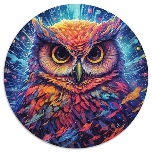 Puzzle für 1000 Teile, Eule, 1000-teiliges Puzzle für Erwachsene, unmögliche pädagogische Heimdekoration, Spiele und Geschenke (67,5 x 67,5 cm) von LGSHENG