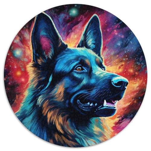 Puzzle für 1000 Teile, Galaxien, Schäferhunde, 1000-teiliges Puzzle für Erwachsene, unmögliche pädagogische Heimdekoration, Spiele und Geschenke (67,5 x 67,5 cm) von LGSHENG