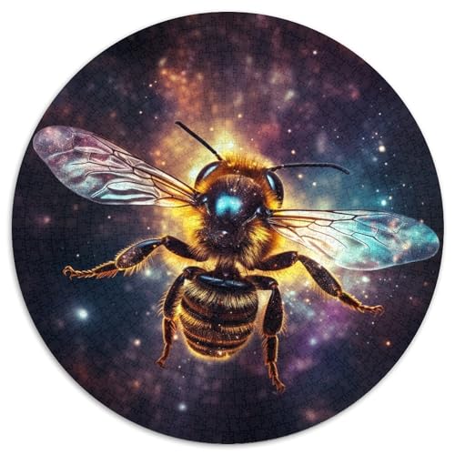 Puzzle für 1000 Teile, Galaxy Bees, 1000-teiliges Puzzle für Erwachsene, unmögliche pädagogische Heimdekoration, Spiele und Geschenke (67,5 x 67,5 cm) von LGSHENG