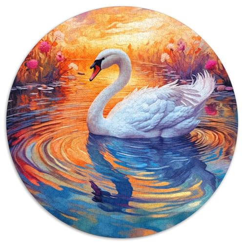 Puzzle für 1000 Teile, Kunst, Tiere, Flamingos, 1000-teiliges Puzzle für Erwachsene, unmögliche pädagogische Heimdekoration, Spiele und Geschenke (67,5 x 67,5 cm) von LGSHENG
