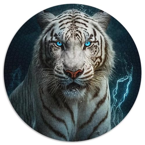 Puzzle für 1000 Teile, Tiger, 1000-teiliges Puzzle für Erwachsene, unmögliche pädagogische Heimdekoration, Spiele und Geschenke (67,5 x 67,5 cm) von LGSHENG