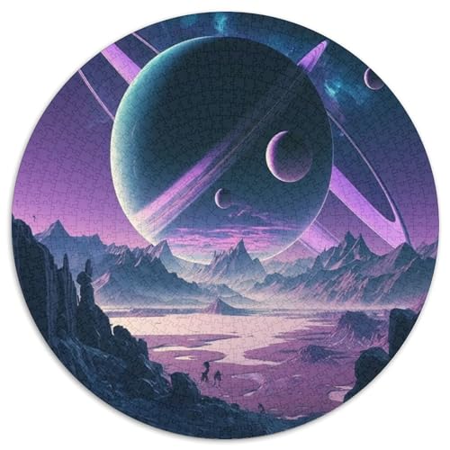 Puzzle für 1000 Teile, Universum, Planet, 1000-teiliges Puzzle für Erwachsene, unmögliche pädagogische Heimdekoration, Spiele und Geschenke (67,5 x 67,5 cm) von LGSHENG