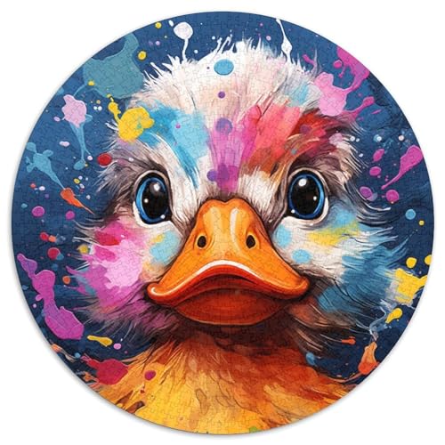 Puzzle für 1000 Teile, farbenfrohe Kunstenten, 1000-teiliges Puzzle für Erwachsene, unmögliche pädagogische Heimdekoration, Spiele und Geschenke (67,5 x 67,5 cm) von LGSHENG