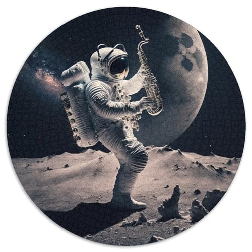 Puzzle für Erwachsene, 1000 Puzzles, Astronaut spielt Saxophon, für Erwachsene, anspruchsvolles DIY-Denkspiel, perfektes Familienspiel oder dekoratives Geschenk, 67,5 x 67,5 cm Puzzle für Erwachsene, 1000 Puzzles, Astronaut spielt Saxophon, für Erwachsene, anspruchsvolles DIY-Denkspiel, perfektes Familienspiel oder dekoratives Geschenk, 67,5 x 67,5 cm von LGSHENG