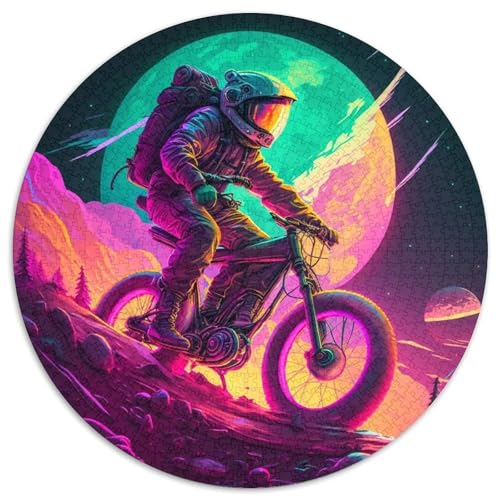 Puzzle für Erwachsene, 1000 Puzzles mit Astronauten auf dem Fahrrad, anspruchsvolles DIY-Denkspiel, perfektes Familienspiel oder dekoratives Geschenk, 67,5 x 67,5 cm Puzzle für Erwachsene, 1000 Puzzles mit Astronauten auf dem Fahrrad, anspruchsvolles DIY-Denkspiel, perfektes Familienspiel oder dekoratives Geschenk, 67,5 x 67,5 cm von LGSHENG