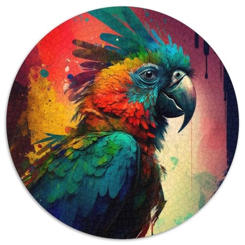 Puzzle für Erwachsene, 1000 Puzzles mit Fantasiepapageien, anspruchsvolles DIY-Denkspiel, perfektes Familienspiel oder dekoratives Geschenk, 67,5 x 67,5 cm von LGSHENG