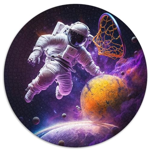 Puzzle für Erwachsene, 1000 Stück, Astronaut spielt Basketball, Puzzle für Erwachsene, anspruchsvolles DIY-Denkspiel, perfektes Familienspiel oder dekoratives Geschenk, 67,5 x 67,5 cm Puzzle für Erwachsene, 1000 Stück, Astronaut spielt Basketball, Puzzle für Erwachsene, anspruchsvolles DIY-Denkspiel, perfektes Familienspiel oder dekoratives Geschenk, 67,5 x 67,5 cm von LGSHENG