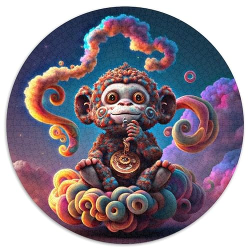 Puzzle für Erwachsene, 1000 Teile, Affennebel, unmögliches Puzzle für Erwachsene, perfektes Weihnachts- und Neujahrsgeschenk, Feiertagsgeschenk, 67,5 x 67,5 cm Puzzle für Erwachsene, 1000 Teile, Affennebel, unmögliches Puzzle für Erwachsene, perfektes Weihnachts- und Neujahrsgeschenk, Feiertagsgeschenk, 67,5 x 67,5 cm von LGSHENG